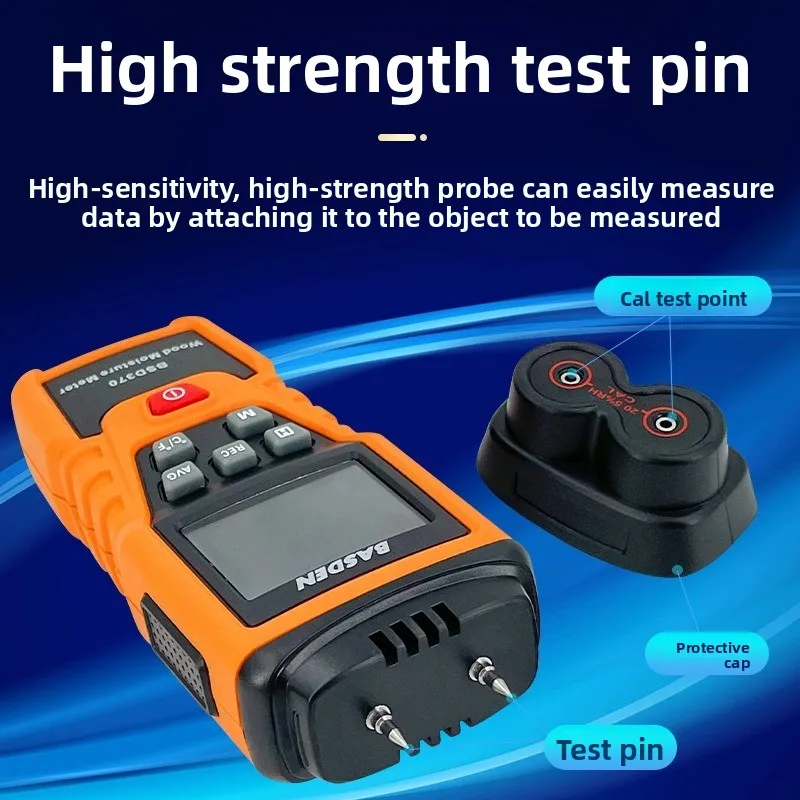 เครื่องวัดความชื้นไม้ BSD-370/370M เครื่องทดสอบปริมาณความชื้นในไม้ เครื่องวัดความชื้นผนังพื้นไม้