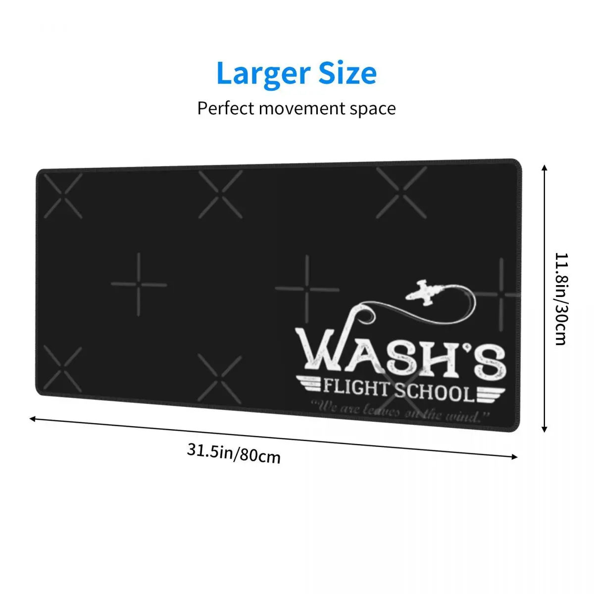 Wash S Flight School Rubber Keyboard Pads