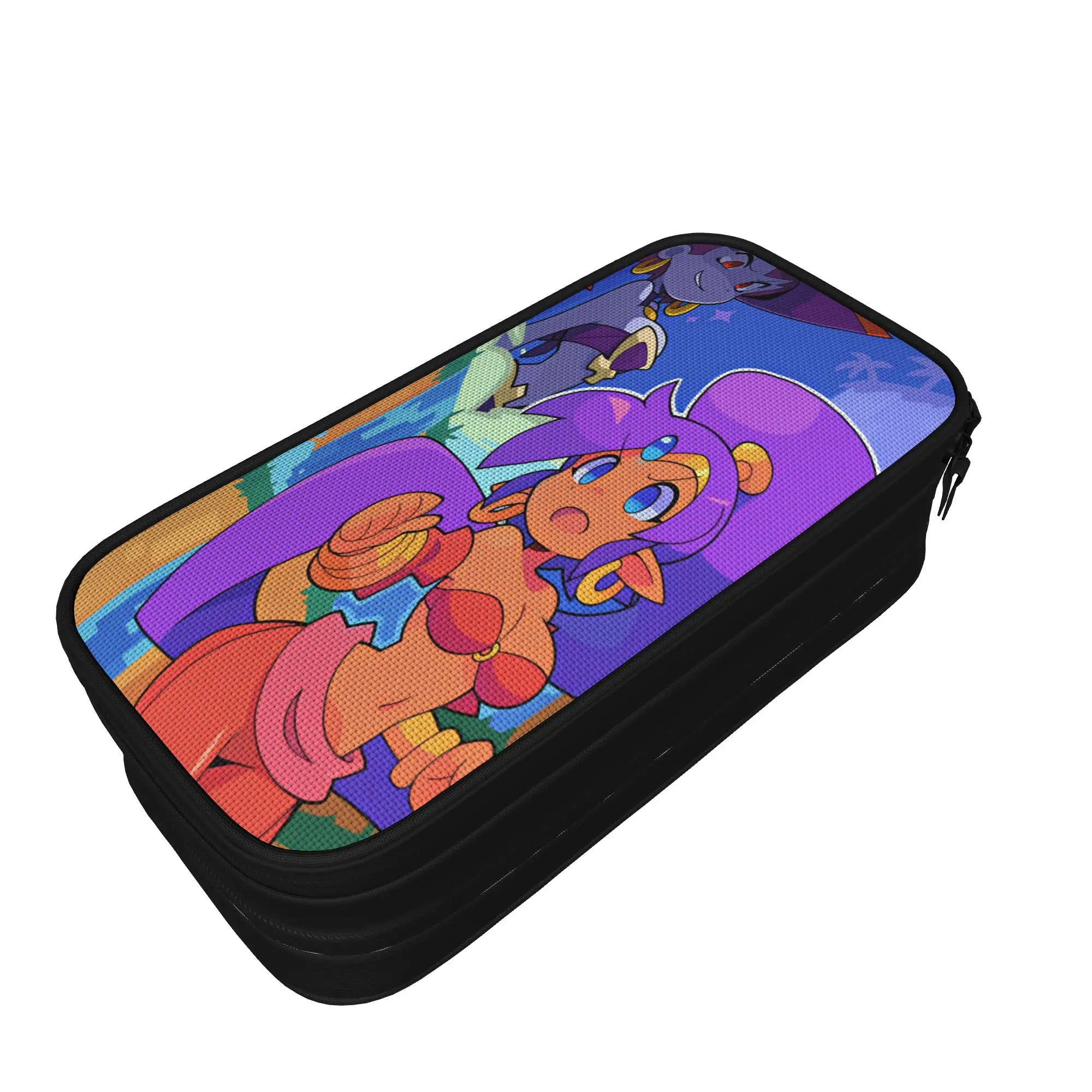 Shantae Half Genie Pencil Case  Back To School Pencil Cases Zipper Boy Girl Vintage Portable Pencil Bag Stationery Organizer