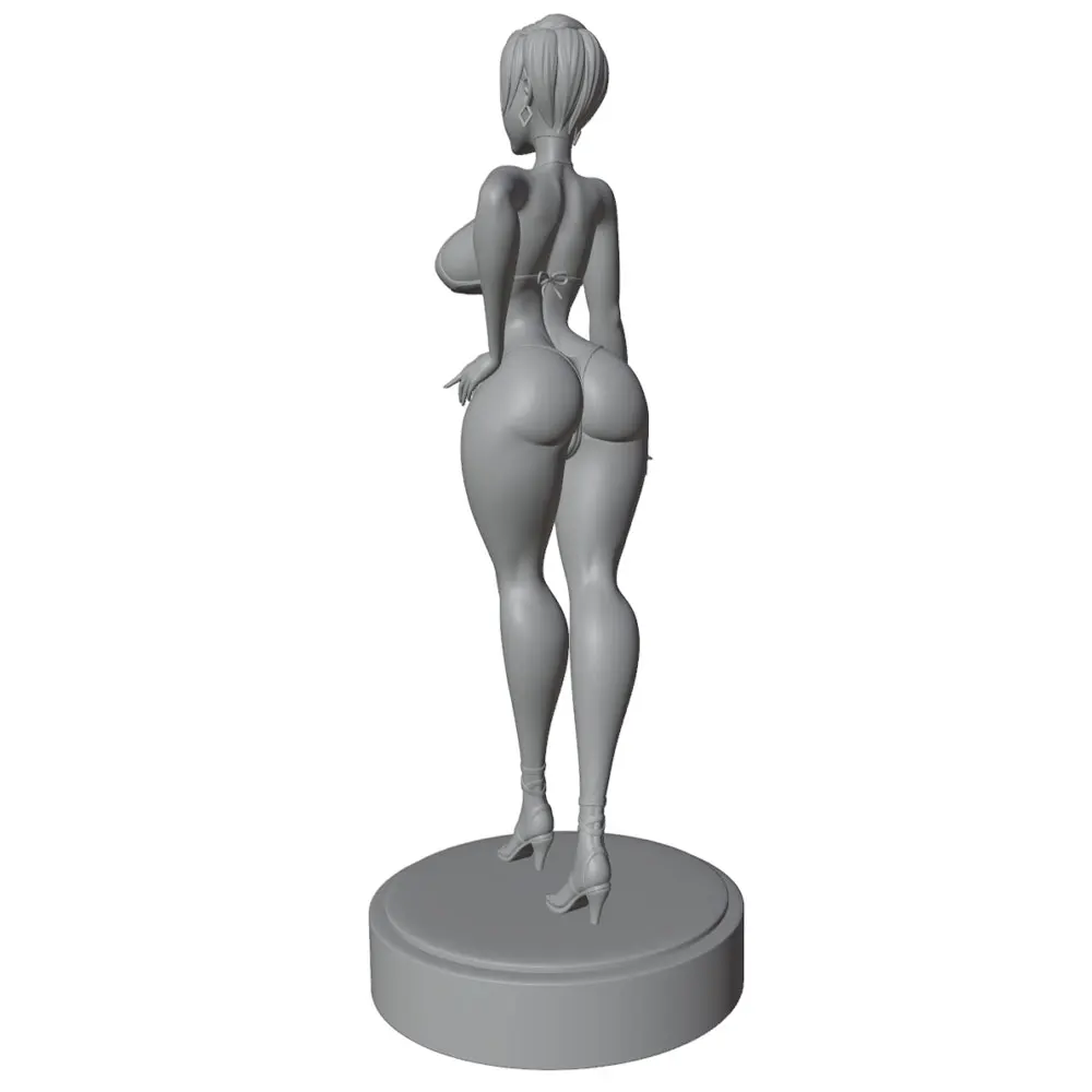1/24/12/6 Mini Girl,Attractive young girl resin model kit GK miniature 3D printed gray model doll DIY doll model Uncolored