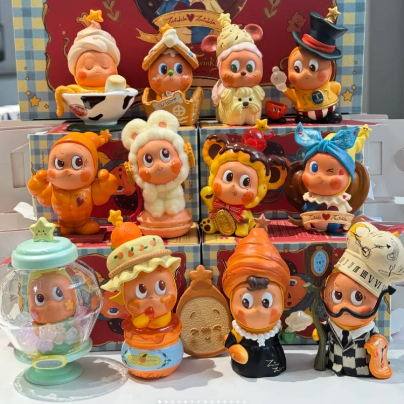 Pop mart estrela pessoas delicioso momento série caixa cega estatuetas de mesa brinquedos da moda ornamentos coleção brinquedo presente surpresa