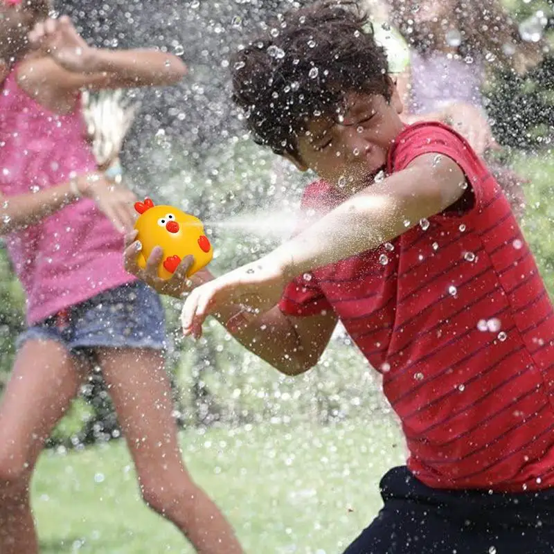 Juguetes de juego de agua en forma de Animal Adorable, rociador de gran capacidad, fácil de llenar, juguetes al aire libre, juguete de espray de agua para apretar, natación