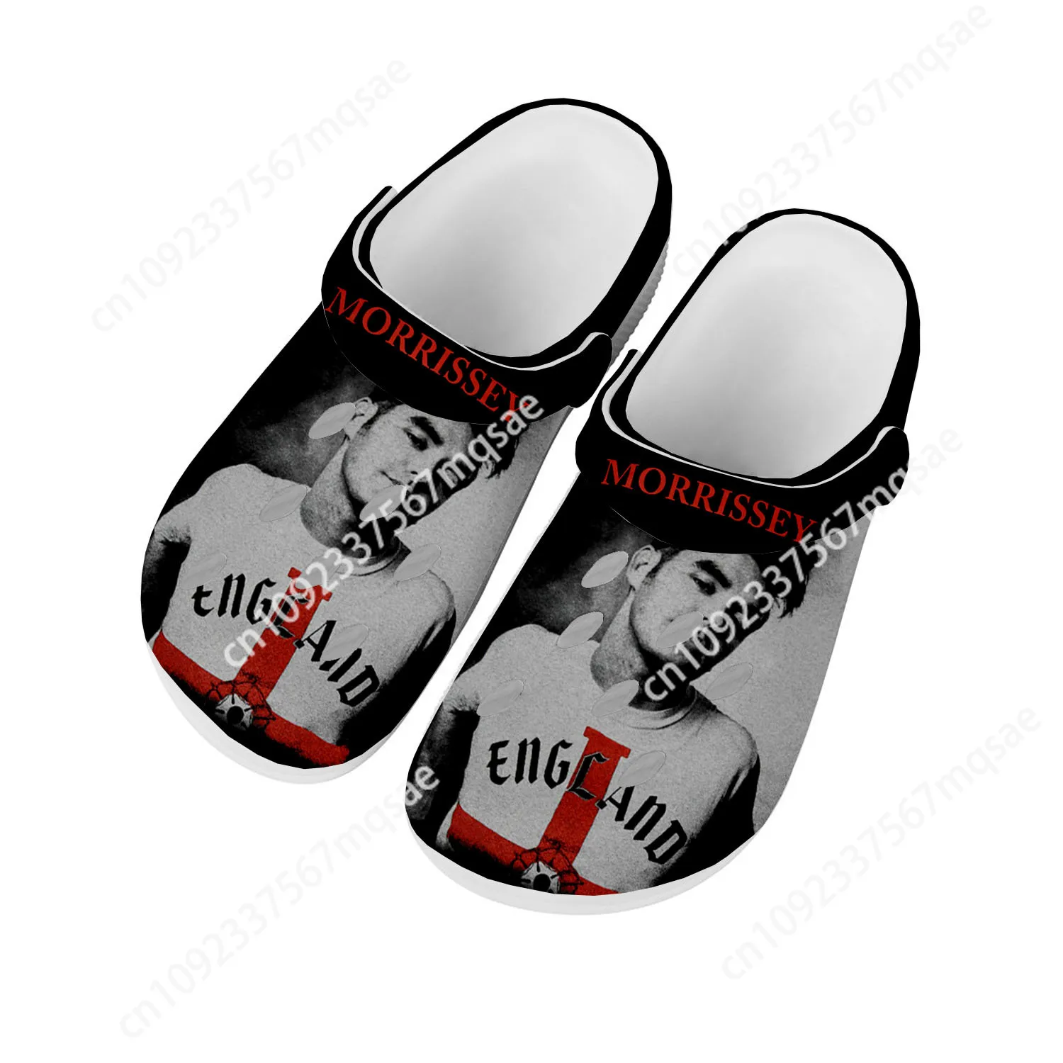 Morrissey Rock Singer Home Clogs Custom Water Shoes Mens Womens Teenager Shoe Garden Clog Breathable Beach Hole Slippers White