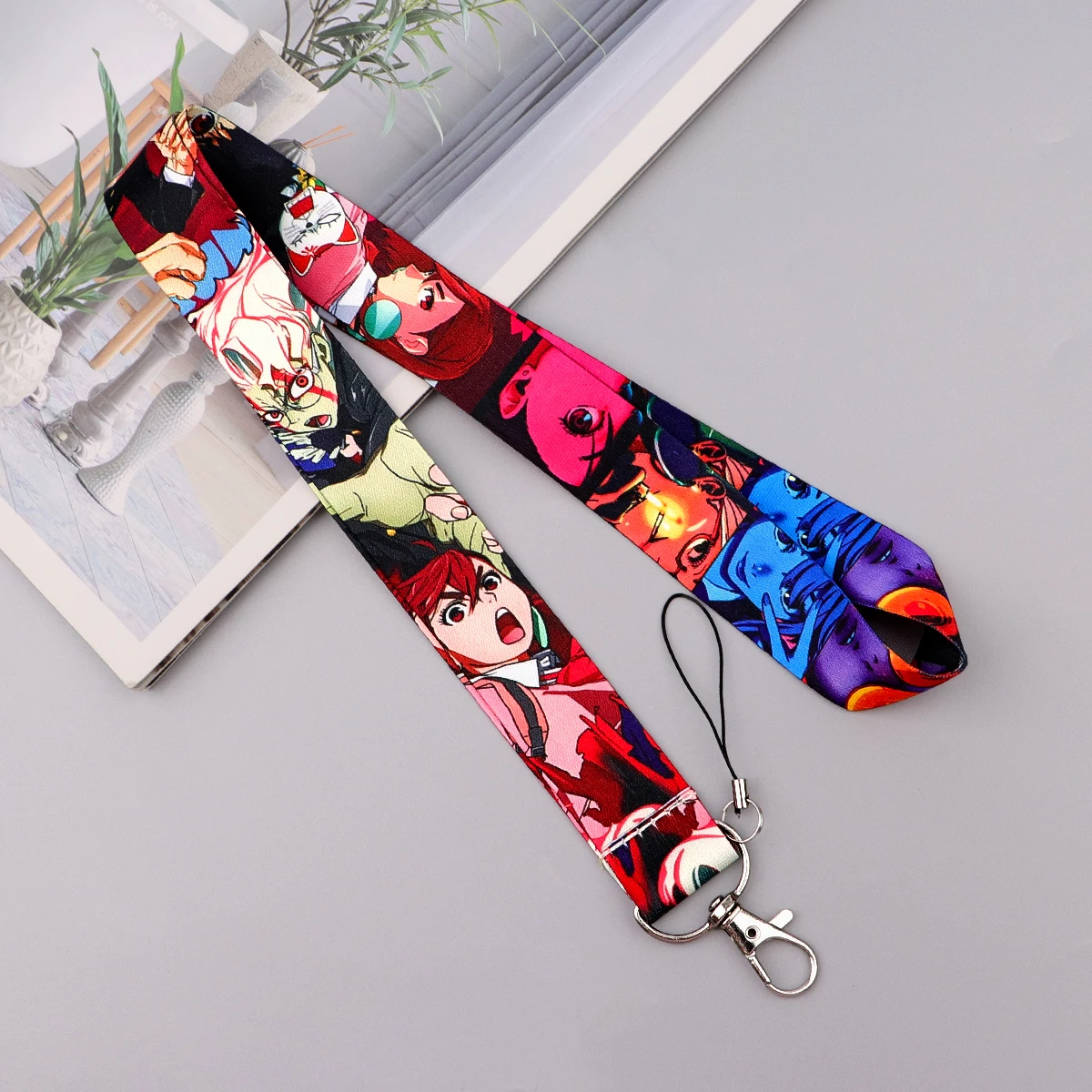 Cartoon Cat Monster ID Badge Holder Lanyards Anime Door Card Case Hanging Rope Neck Strap Keychain Business Card Gift