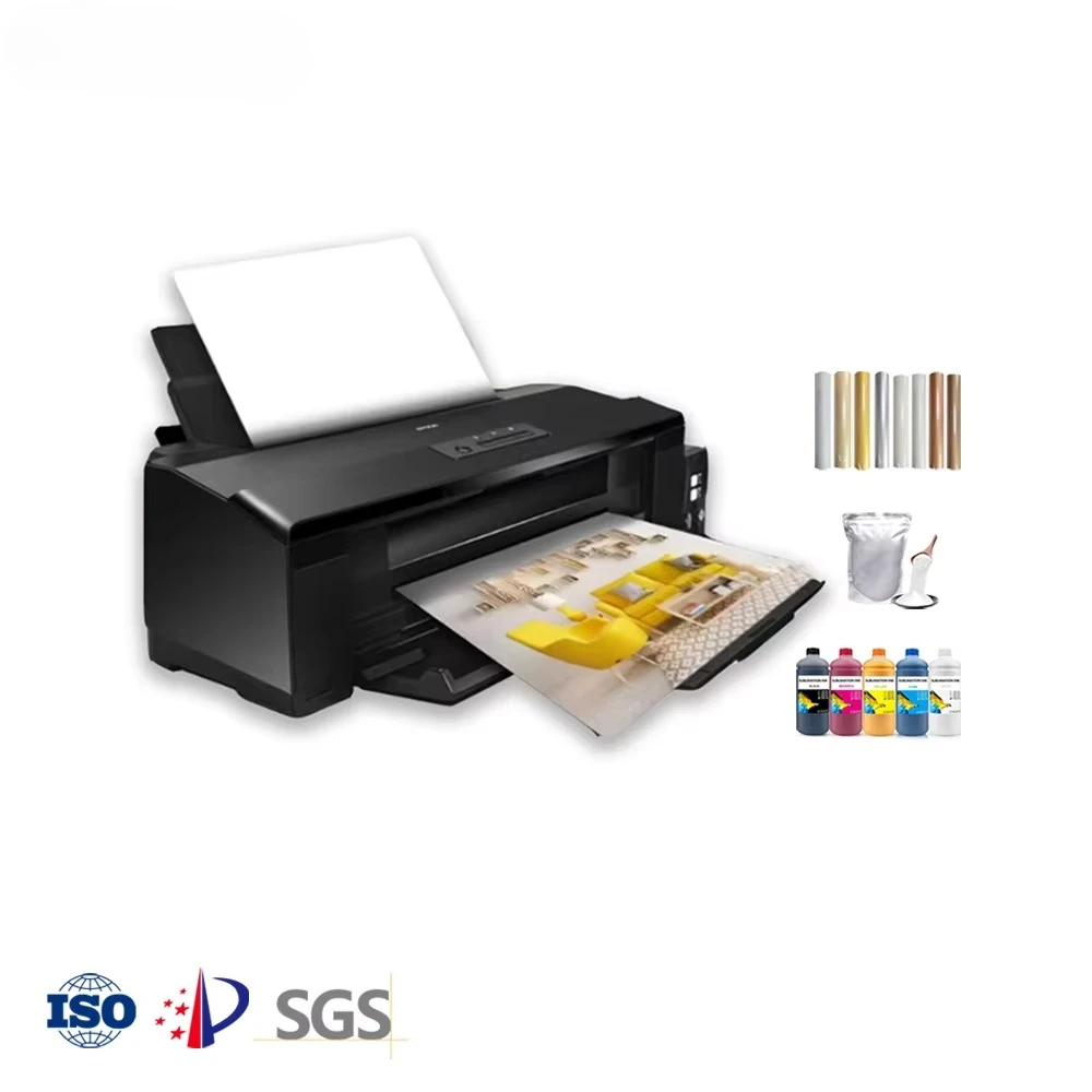 

Hongcai 4-color A4 thermal desktop printer automatic digital label inkjet flexible material new status, 1 year warranty