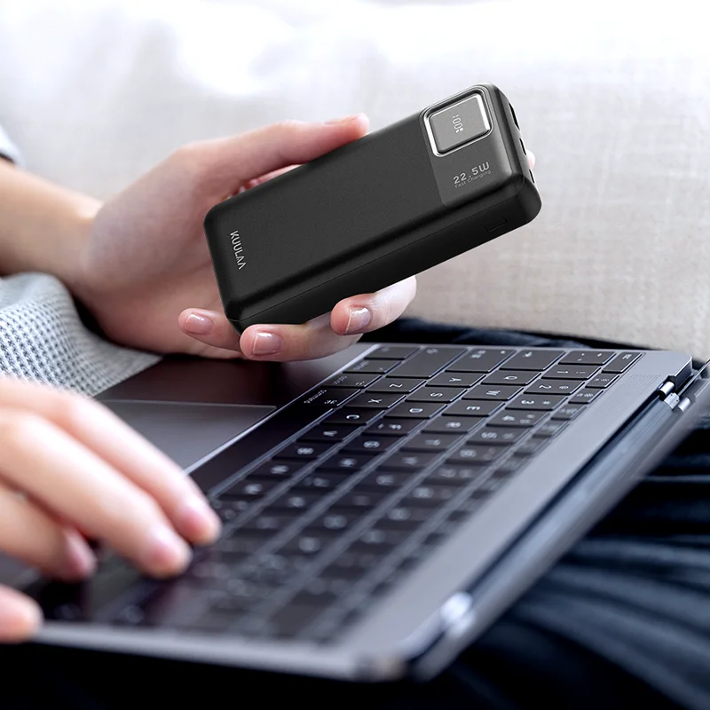 KUULAA  Power Bank 20000mAh 22.5W Fast Charging Portable Charger External battery  For iPhone 16 15 14 xiaomi poco Samsung redmi