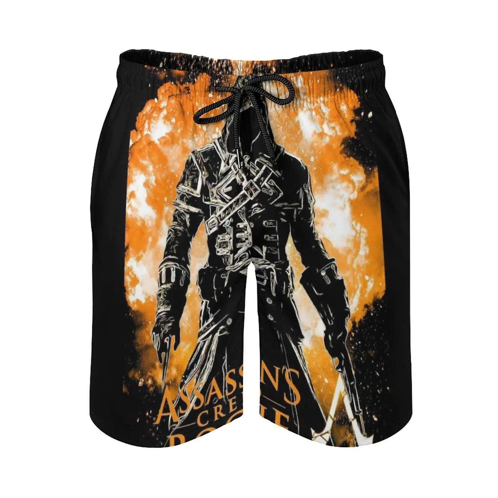 Men's Sports Short Beach Shorts Surfing Swimming Boxer Trunks Bathing Valhalla Game Gaming Eivor Female Eivor Viking Valhalla