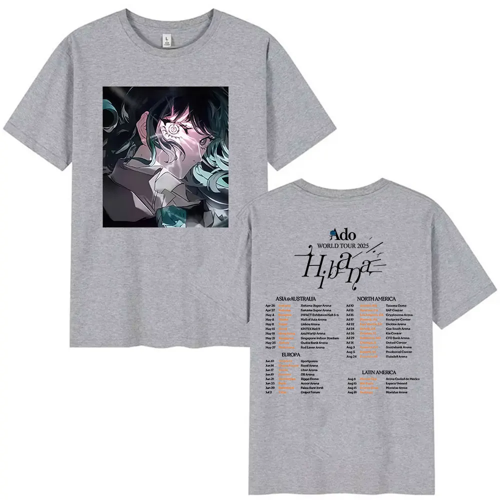 Japan Singer ADO World Tour 2025 Hibana Graphic T Shirts Men Women
