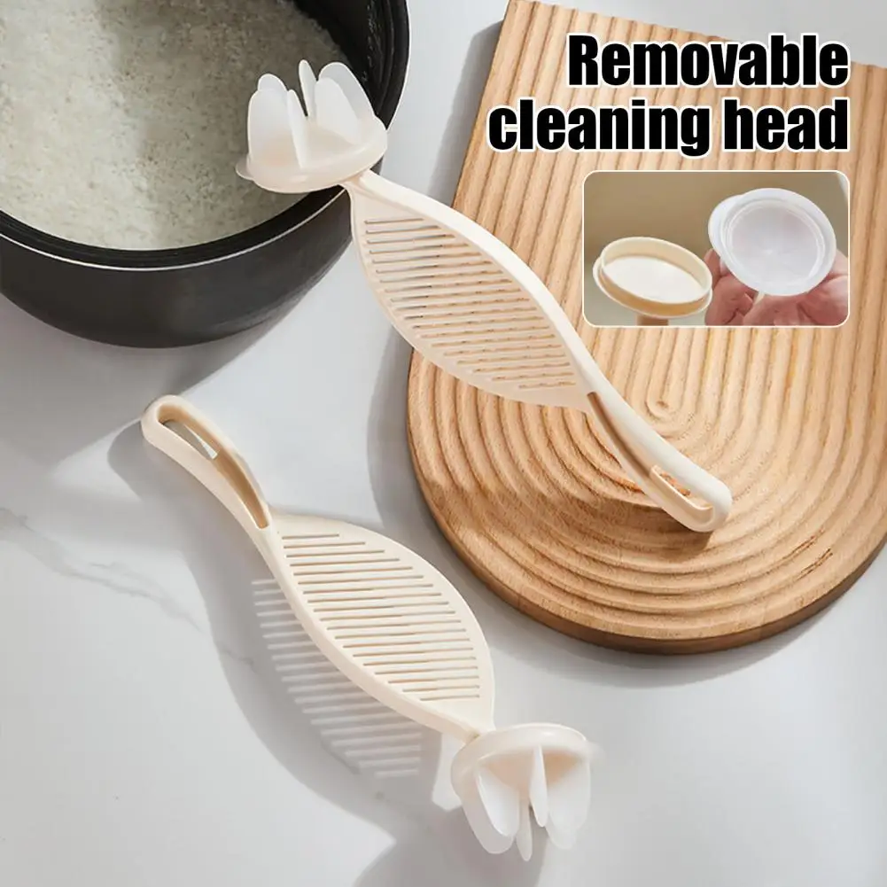 Rice Sieve Spoon Multi-purpose Rice Washing Stick Tool with Strainer Spoon for Kitchen Multifunctional Stirring Rod for Easy