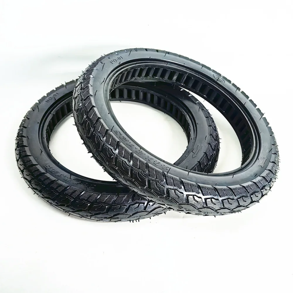 Shock Absorption Solid Tire 14x2 125 Hollow Design Replacement Wheel For YUZHIJIE Folding Electric Scooter Bike Vehicle