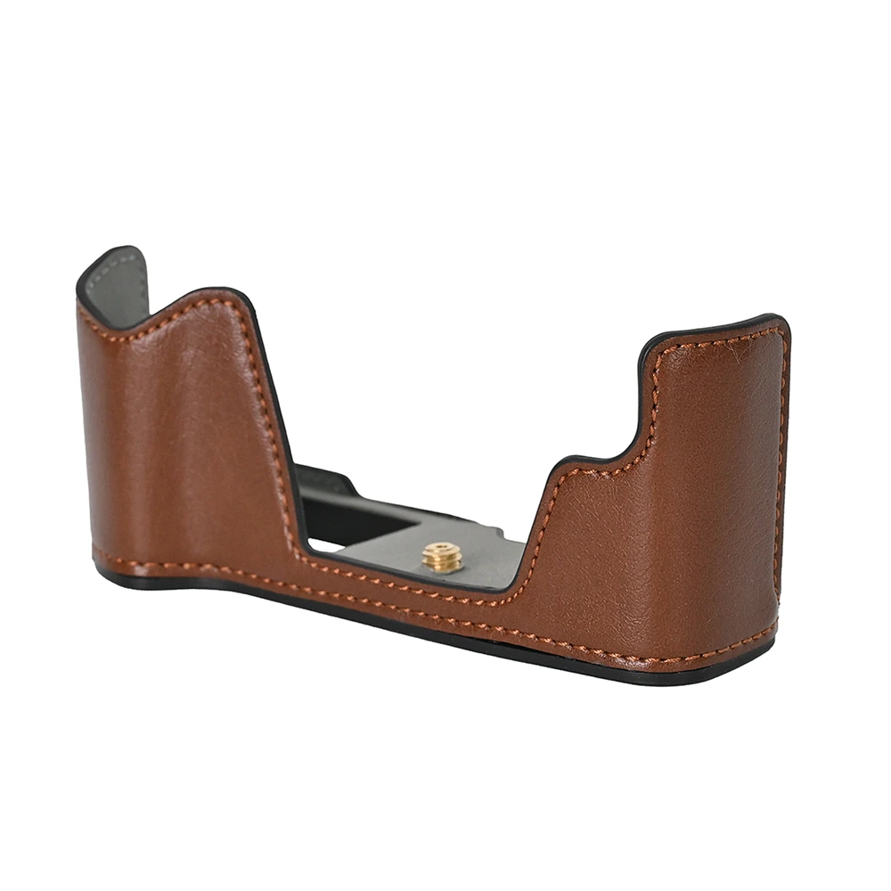 올림푸스 OMD EM10 마크 IV 카메라용 하프 커버 케이스 쉘, EM10IV PU 베이스 백