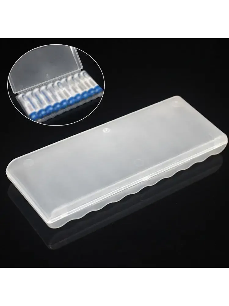 Boîte de rangement de piles en plastique blanc Transparent à 10 fentes, support de conteneur rigide pour accessoires d'organisation de piles AAA/AA