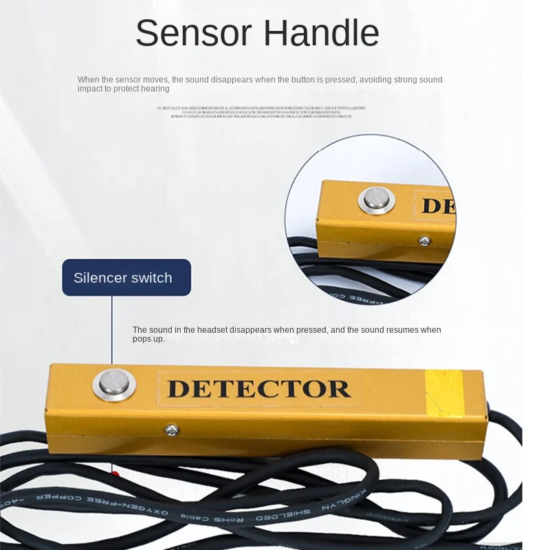 F999L/F999E water pipe leak detector household water pipe/floor heating leak detection indoor water leak detector