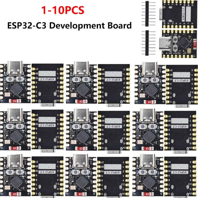 1-10PCS ESP32-C3 Development Board ESP32 SuperMini Development Board ESP32 Development Board WiFi Bluetooth For Arduino XCW