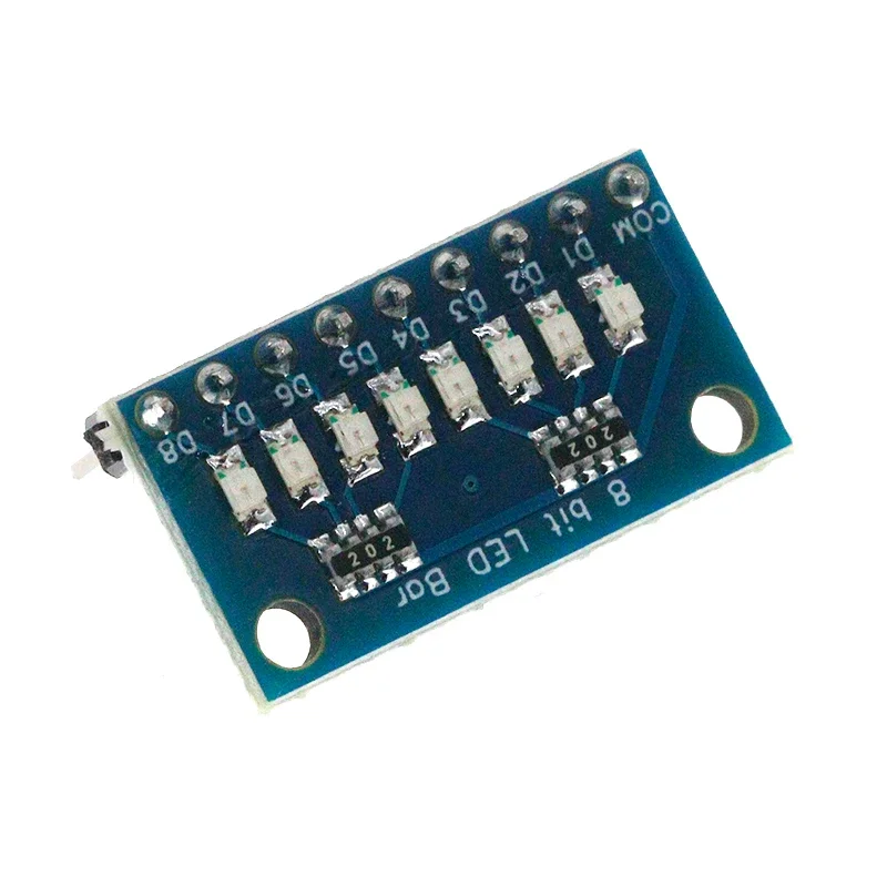 3.3V 5V 8 Bit Blue /  Red Common Anode / Cathode LED Indicator Module Diy Kit For Arduino NANO UNO Raspberry pi 4 Nodemcu V3