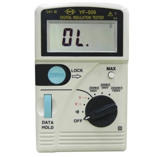 YF-509 digital megger TENMARS insulation resistance meter ohmmeter