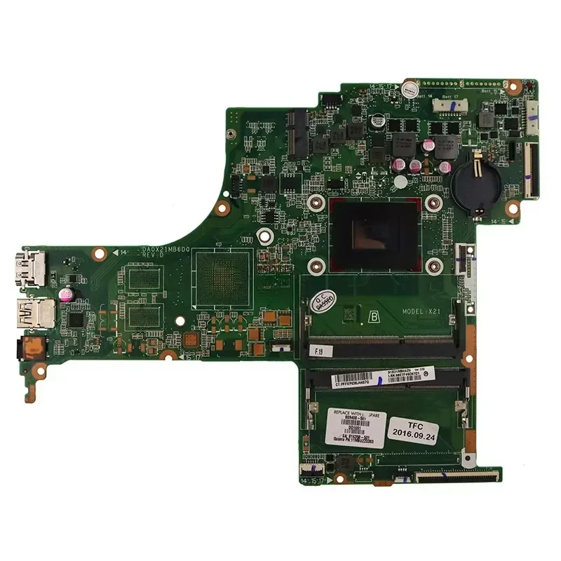 

For NoteBook 17 17-G 17Z-G Series 809400-601 809400-501 809400-001 DA0X21MB6D0 A10-8700P Laptop Motherboard Tested
