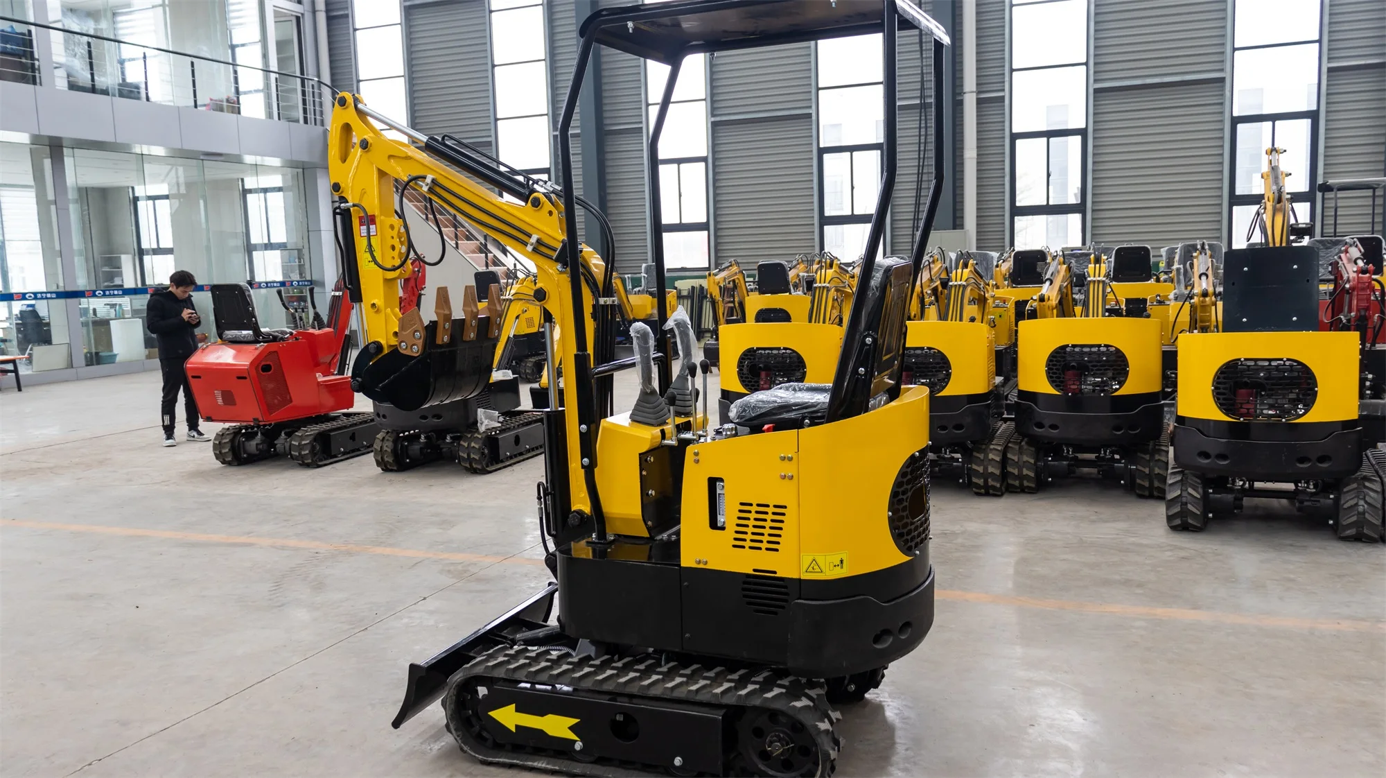 Mini Escavadeira com Preços Competitivos, China Atacado, 1 Ton