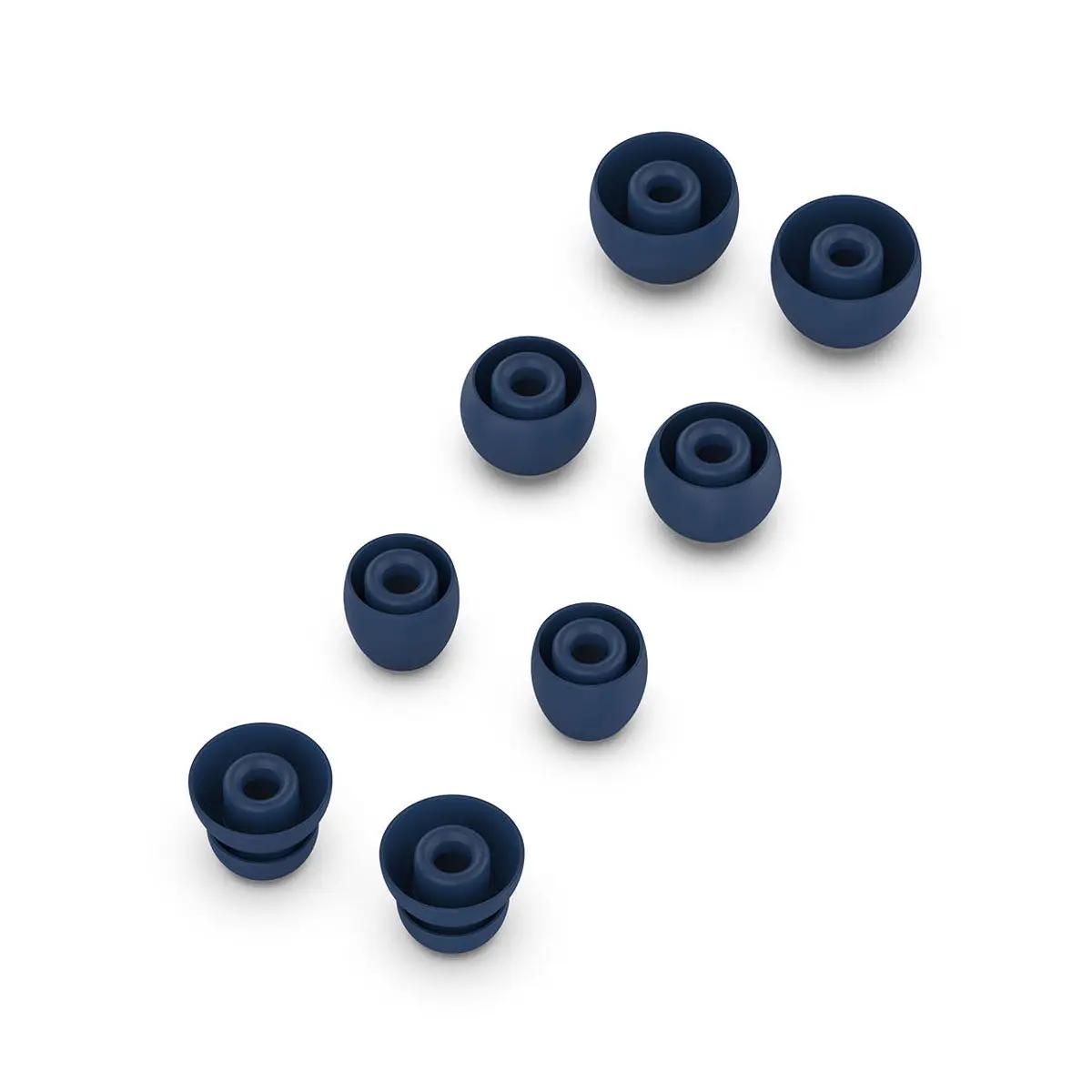 8Pcs Earbuds Tips Soft Silicone Noise Isolation Washable Replaceable Covers for Wireless Headphones Running Gym view 5