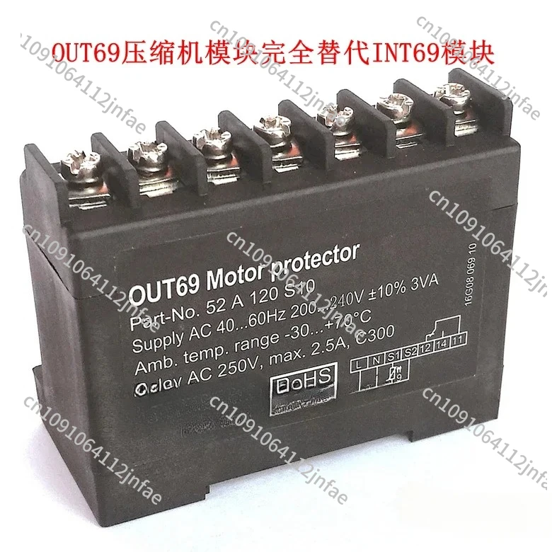 

Compressor Temperature Protection Module Out69 Int69 Ptc Motor Thermal Protector 52a120s10