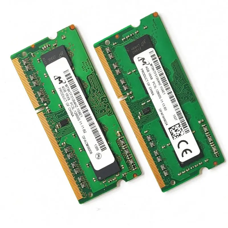 Micron DDR3 RAMS 4 Гб 1600 МГц память для ноутбука DDR3 4 Гб 1RX8 PC3L-12800S-11-11-B2 1,35 в