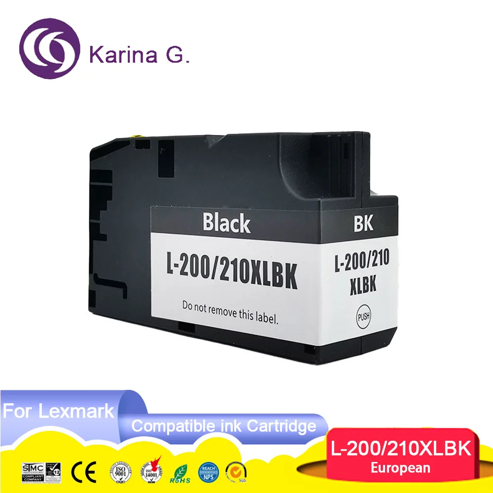 200XL 210XL 200/210XL Premium Color Compatible Ink Cartridge for Lexmark OfficeEdge Pro4000c/Pro4000/Pro5500/Pro5500t Printer