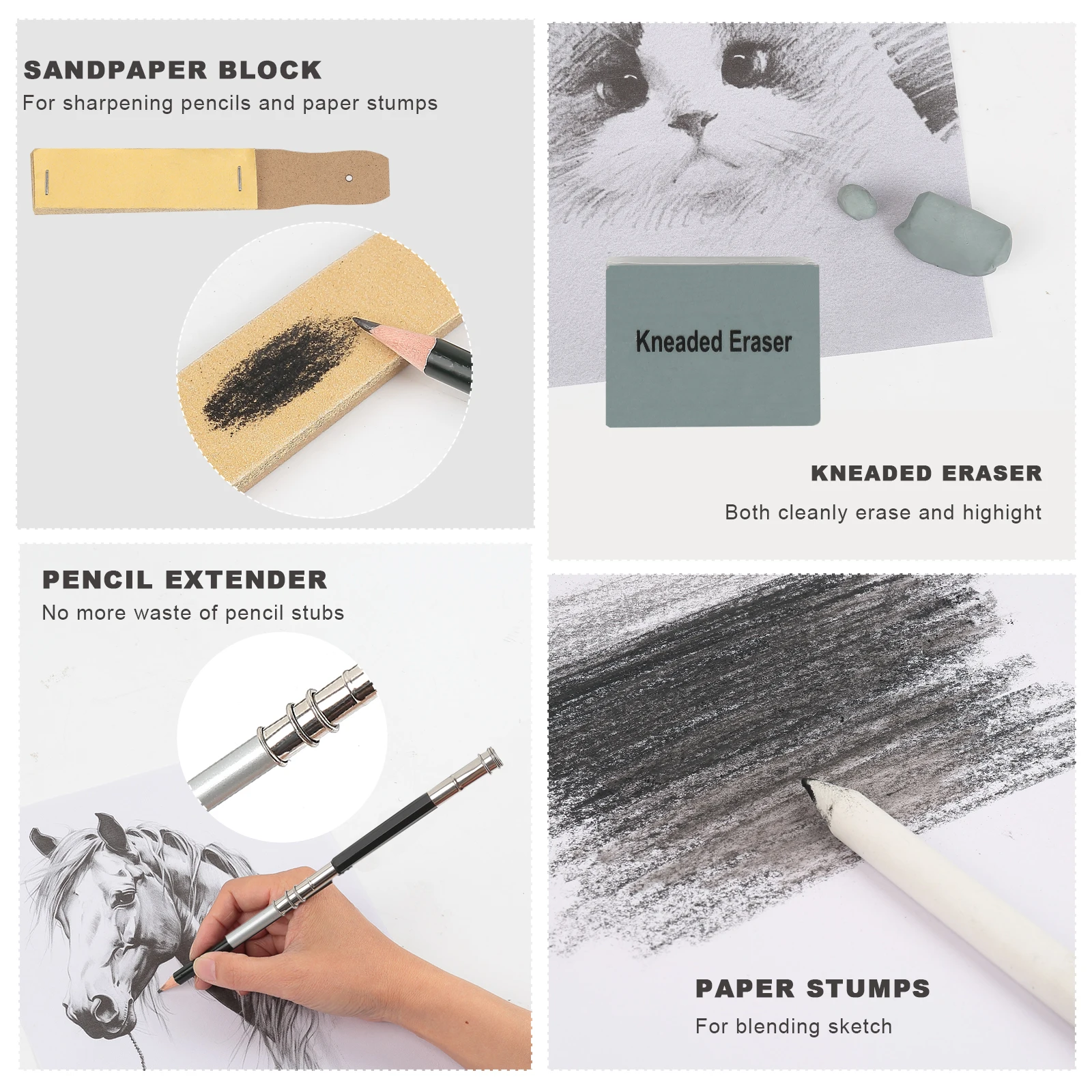 12/20/25/54/70 pcs Drawing Sketching Coloring Set Drawing Pencils & Sketching Kit Art Tool Kit Professional Art Supplies Set