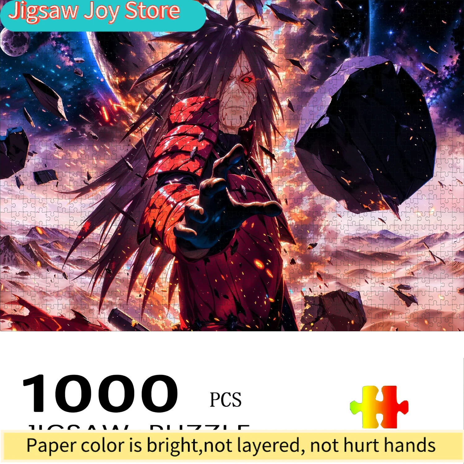 

s Anime-Themed Jigsaw Puzzle Suitable for Adults & Families - Large Box with Challenging Brain Teaser, DIY Home Decor, Christm