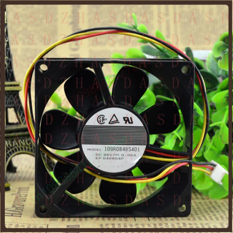 Z for SANYO 109R0848S401 48V 0.06A 8cm 8025 Chassis Cooling Industrial Fan Quiet