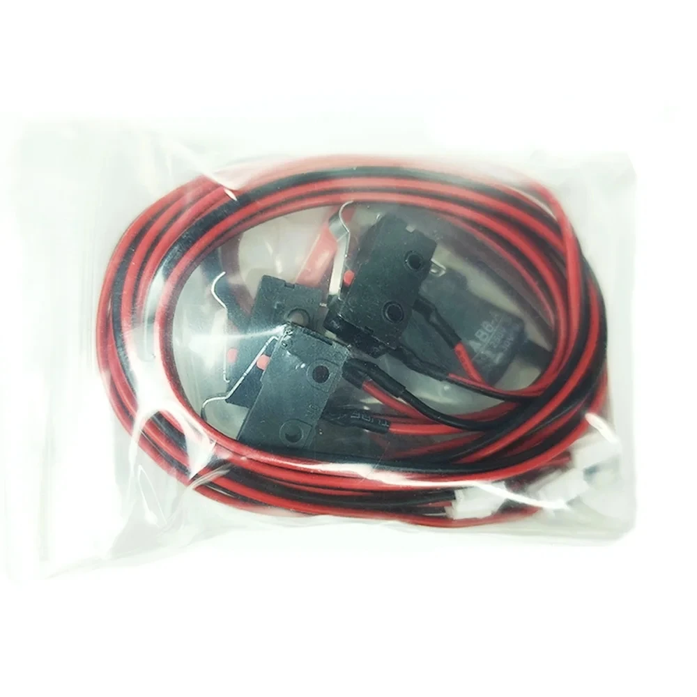 RATTM 3PCS 2pin Micro Limit Switches & 1PCS Emergency Stop for CNC Wood Router 1610/3018 Pro MAX Engraving Cutting Machine