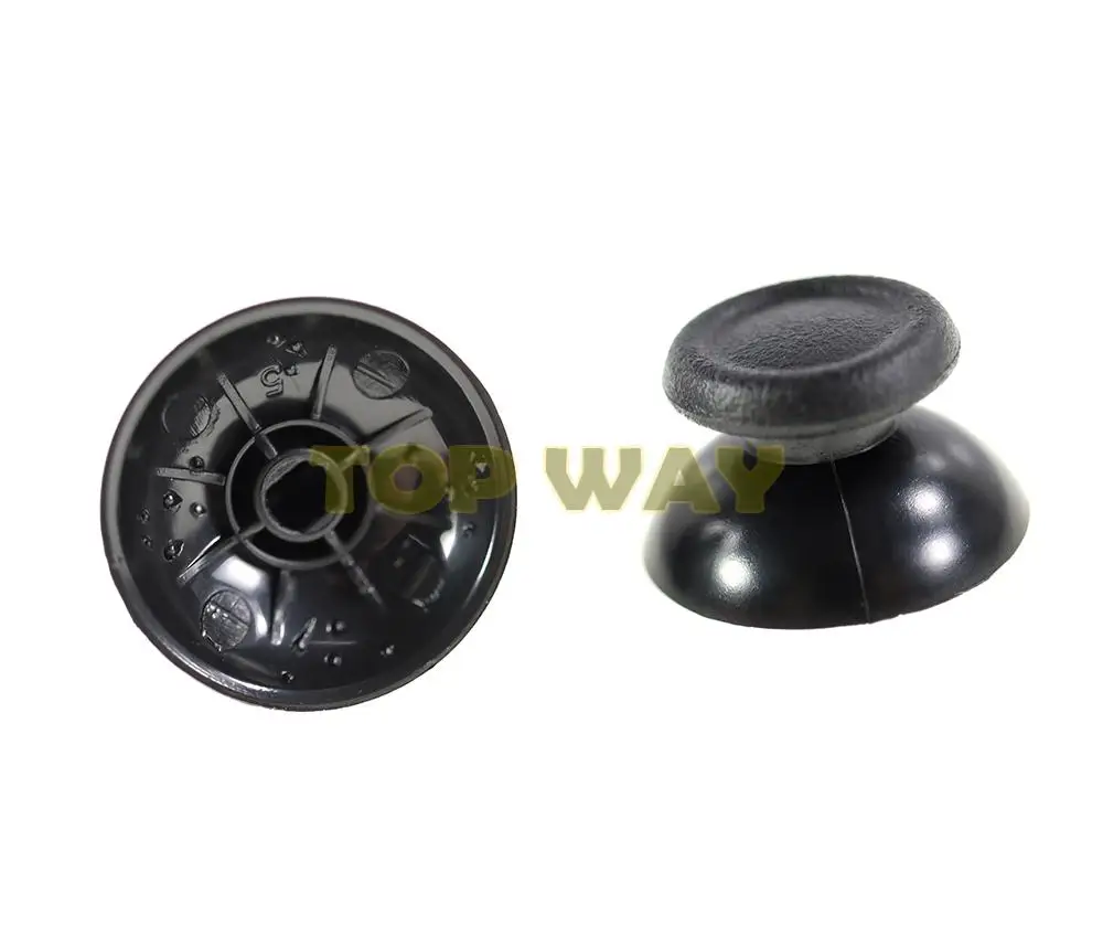 2PCS 블랙 그레이 오리지널 PS4 아날로그 커버 3D 썸 스틱 조이스틱 썸스틱 머쉬룸 캡 소니 플레이스테이션 4 컨트롤러용