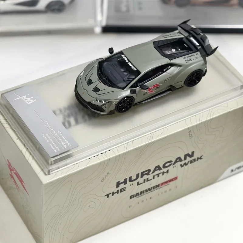 KÖNIG MODELL 1/64 Huracan GT The Lilith WBK APAxpo Legierung Motor Fahrzeug Diecast Modelle Auto Spielzeug Sammlung Jungen Weihnachtsgeschenke
