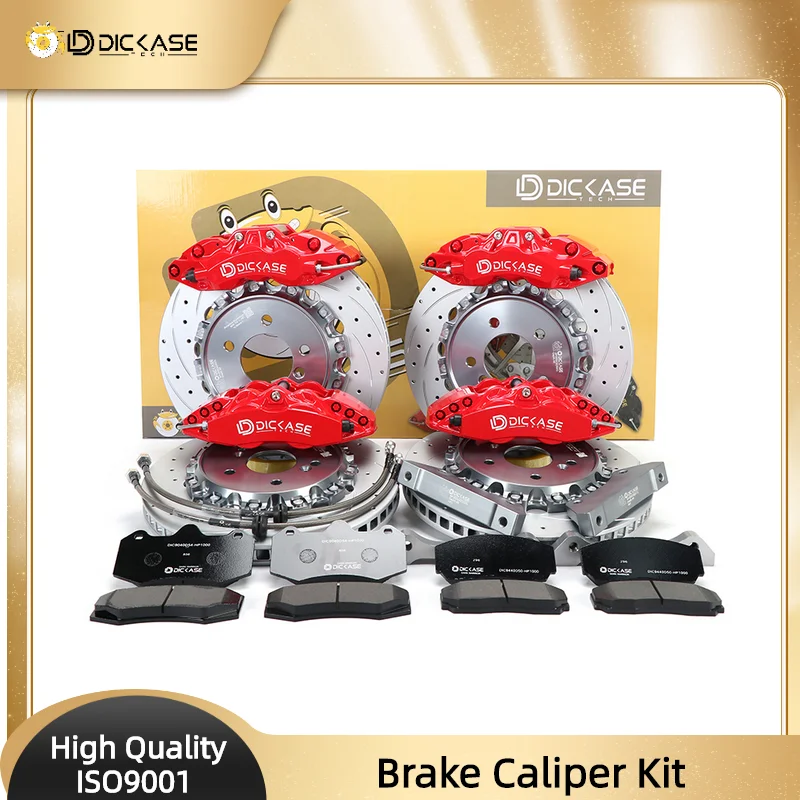 Dicase Lightweight Modified Brake Kit with 355mm Two-pieces Rotor with aluminum 6061 center bell for Lexus is350 2014,r18