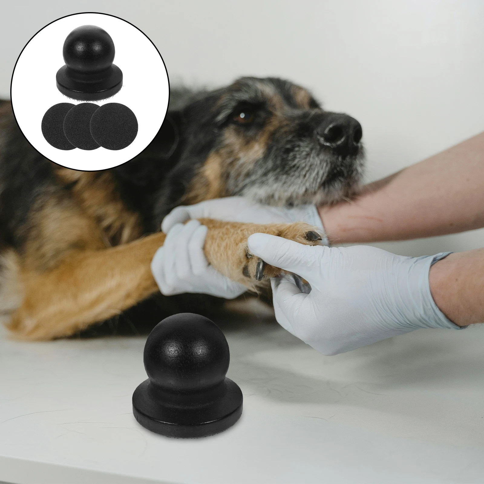 

1 set 1 Set Dog Nail Wood Pet Nail Trim Tool Portable Grooming File Ergonomic Handle Durable Wooden Grinding File Pet Accessory