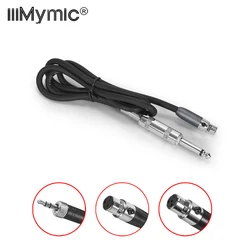 iiimymic Guitar Bass Cable XLR 3Pin 4Pin 3.5mm Jack to 1/4 6.5mm Instrument Music Thick Cord for Shure AKG Sennheiser Bodypack