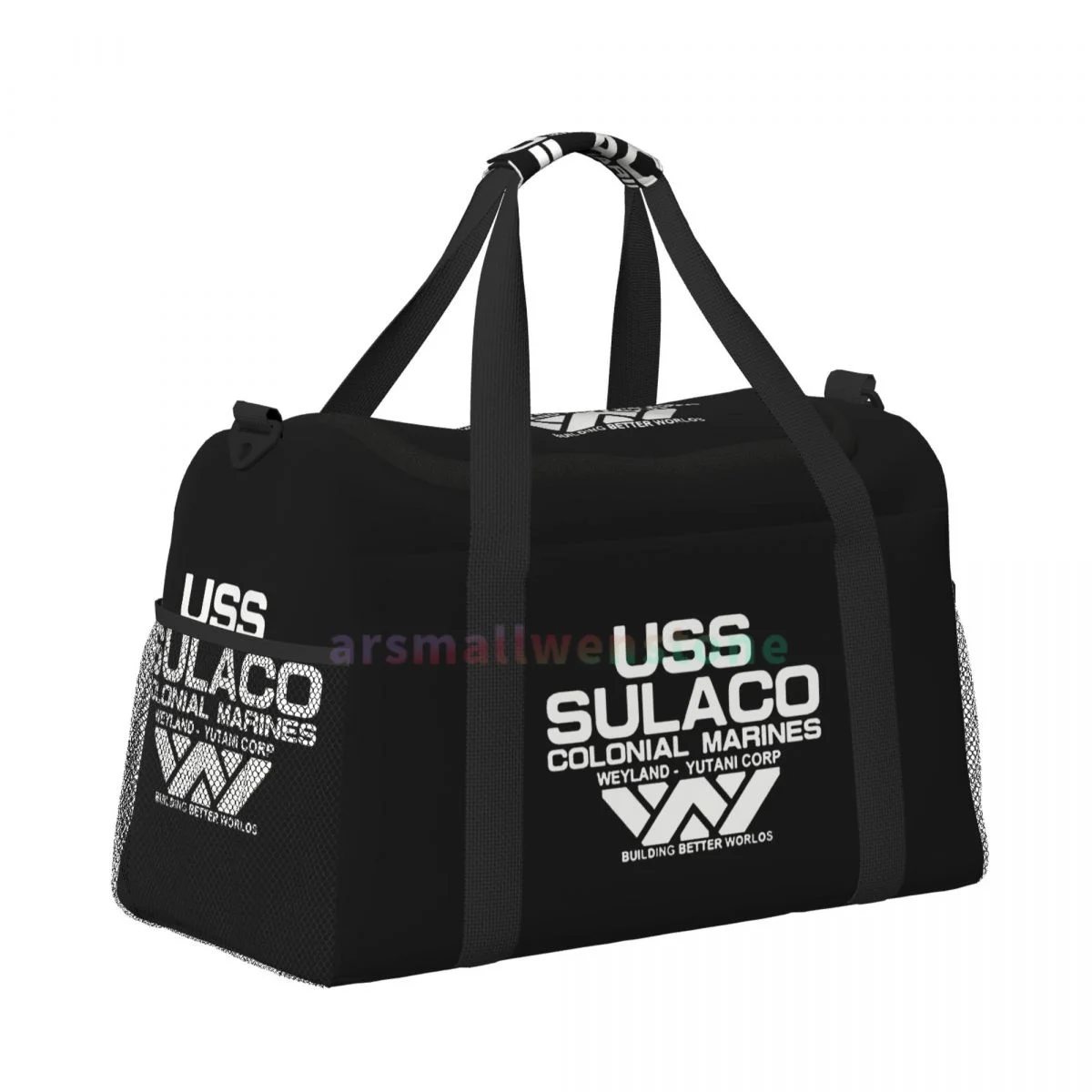 USCSS Nostromo Alien Travel Duffel Bags Sport Gym Yoga Luggage Bag Personalized Weekender Bag with Shoulder Strap