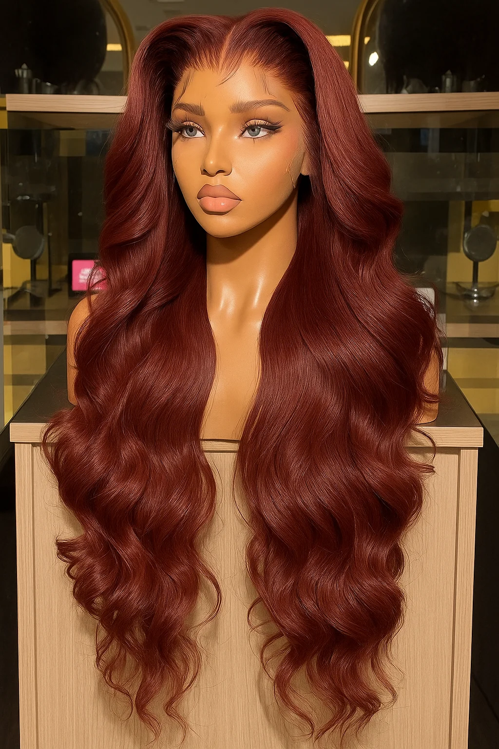 

Парик из натуральных волос, плотность 220, цвет красновато-коричневый, с текстурой Body Wave, 13x6, 13x4, HD-кружево, с эффектом Water Wave, с предварительно вычесанной линией роста, для женщин