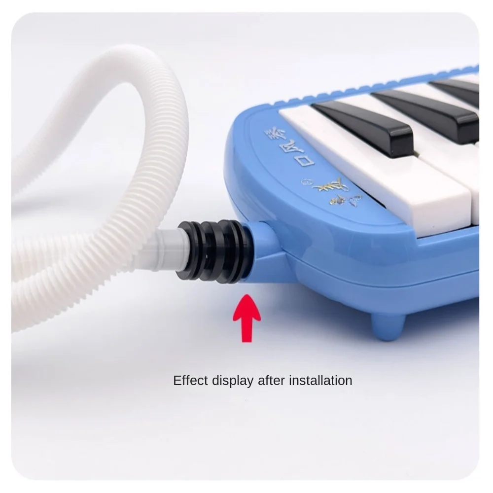 ABS Melodica Flexible Tube Currency Replaceable Pianica Mouthpiece Stretchable Resin Melodica Tube Mouth Blowpipe