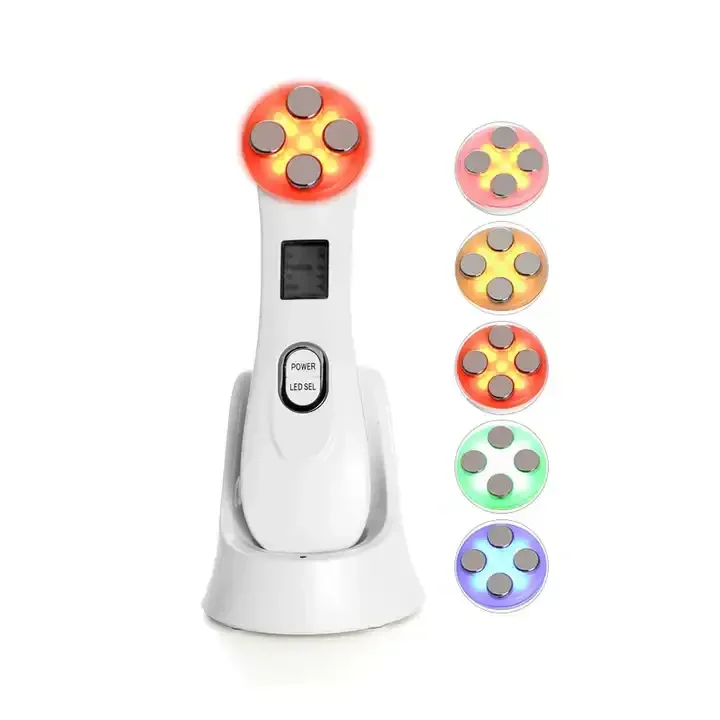 5 in 1  led facial beauty device for skin care