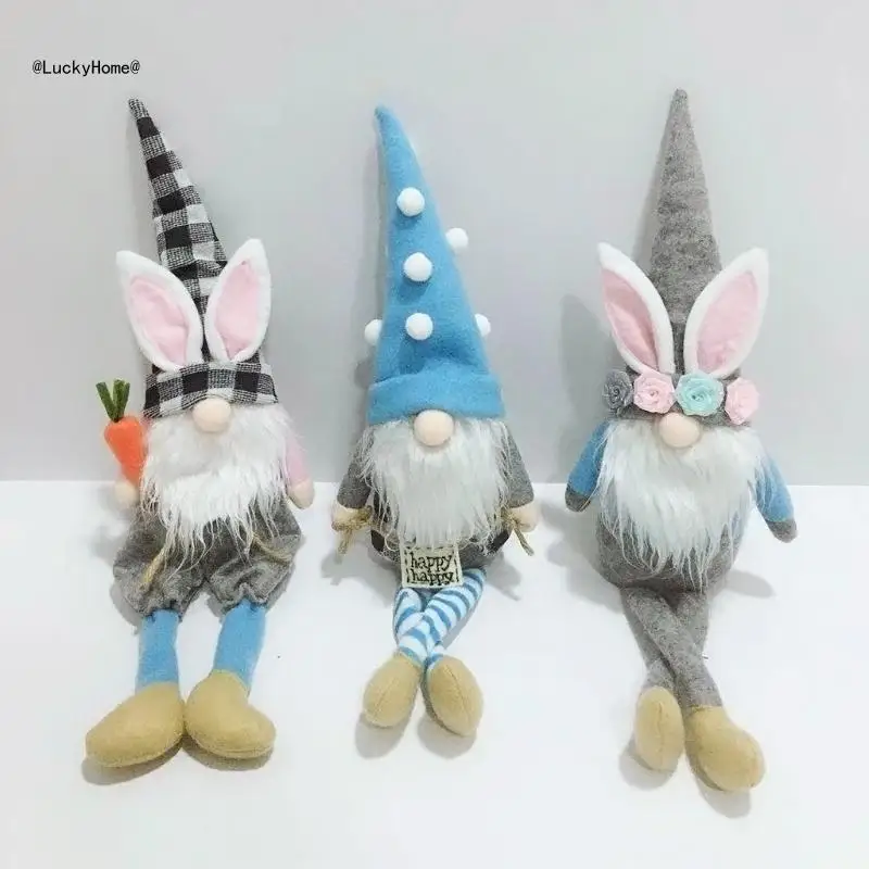 Easter Rabbit Faceless Gnomes for Doll Festival Party Decoration Gift for Childr 11UA