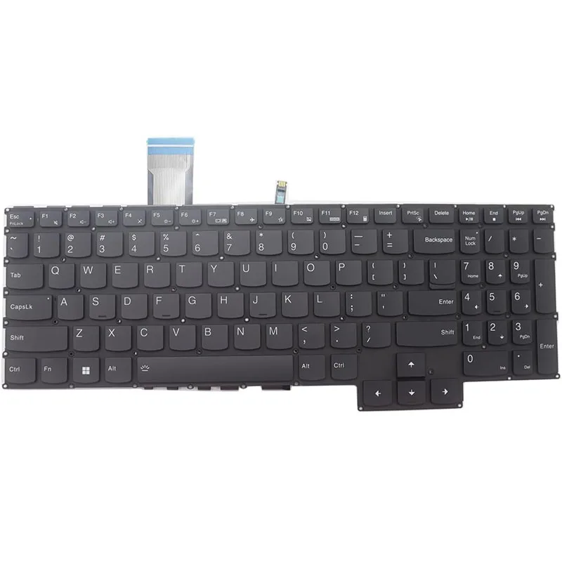 

Новая сменная клавиатура США с белой подсветкой для Lenovo Legion Pro 7 16IRX8 ARX8 IRX8H ARX8H