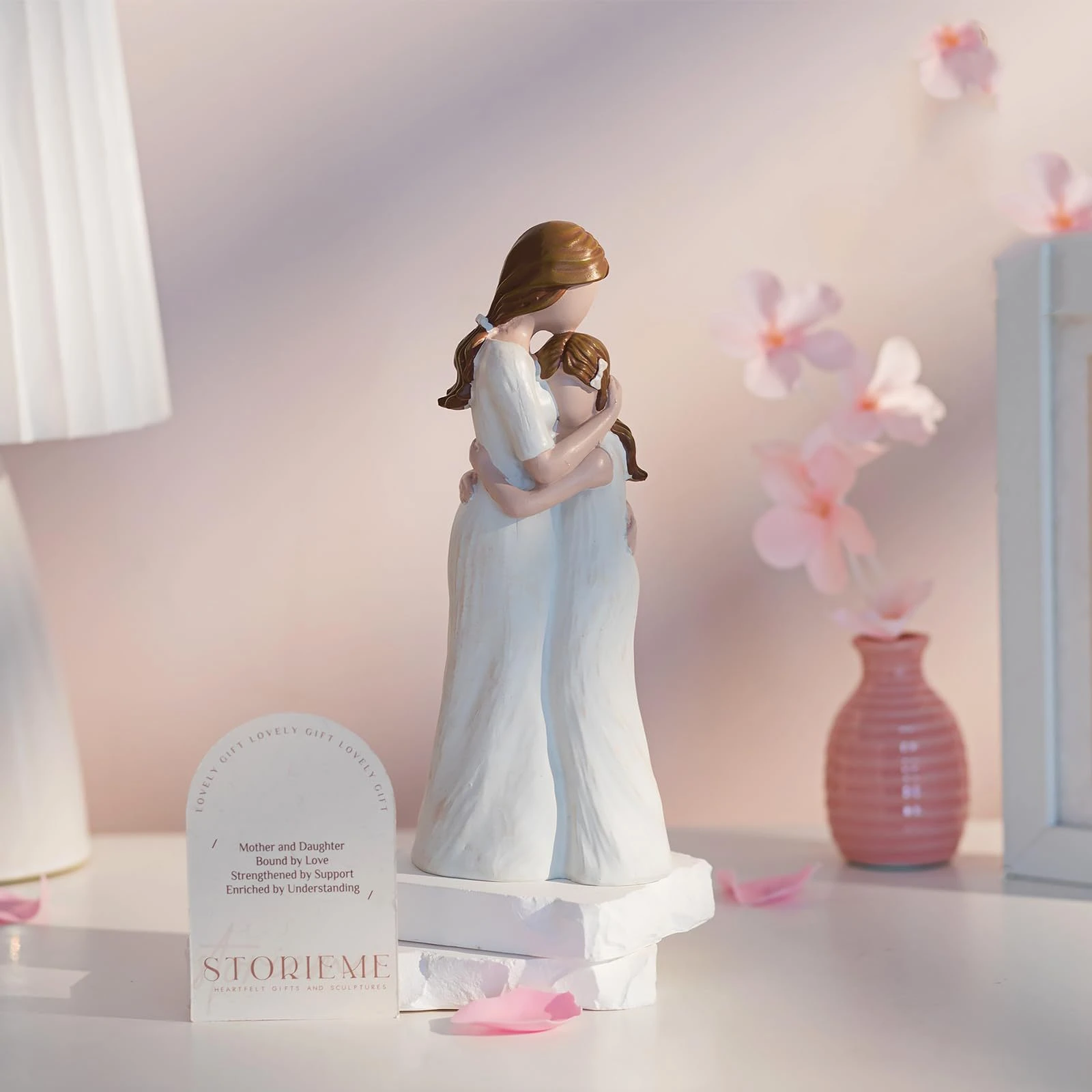 

Mother and Daughter sisters Embrace Ornaments on Mother's Day