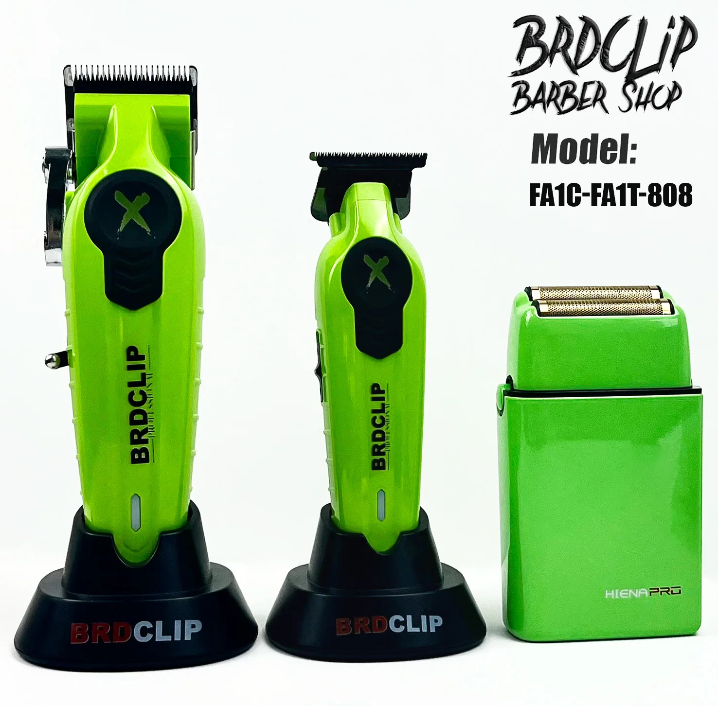 

3PCS Professional BRDCLIP FA1C FA1T 808 7500RPM Barber Hair Clipper Electric Shaver Trimmer Hair Finish Machine DLC Blade Base