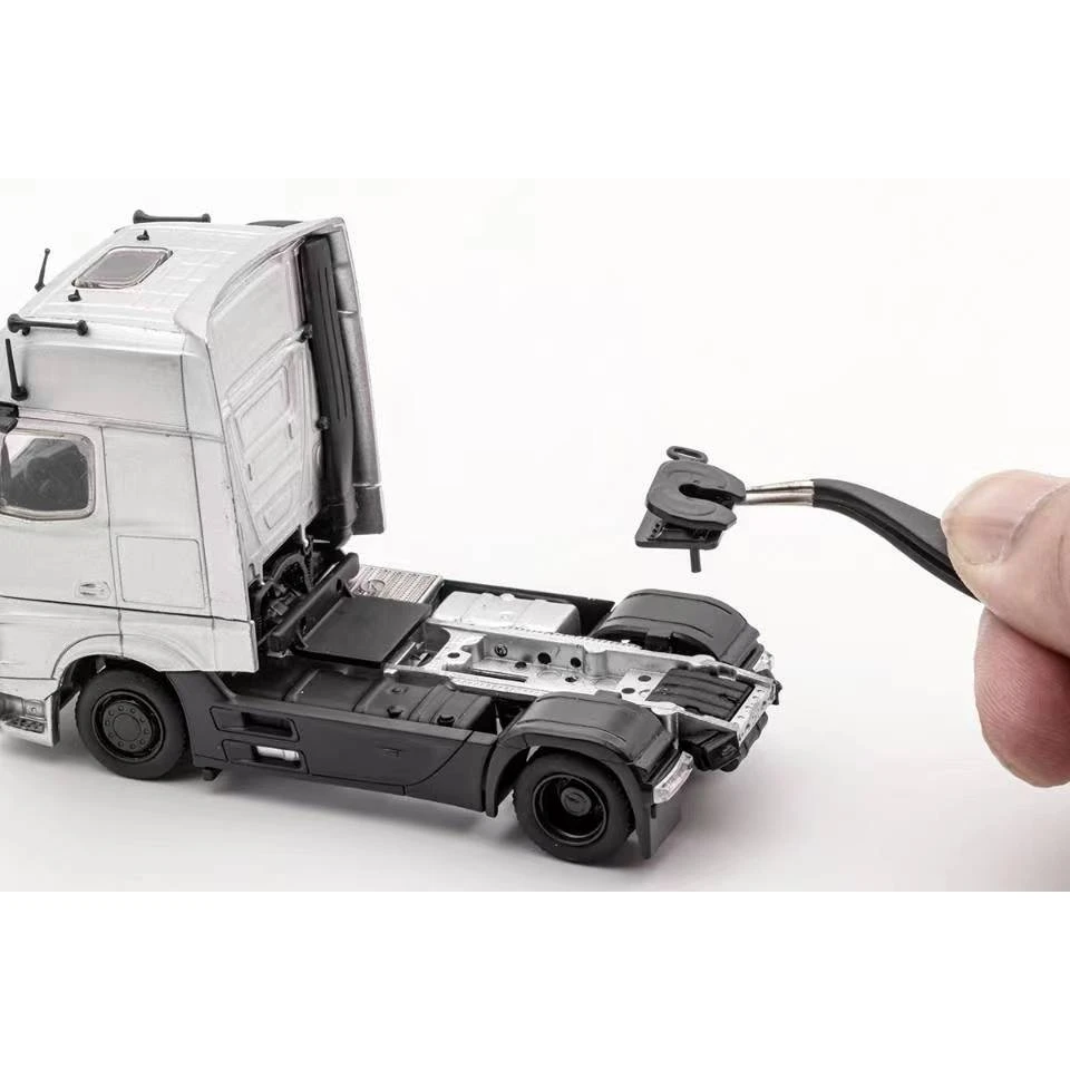 Instock GCD 1:64 Actros Double Decker Car Transporter Trailer Alloy Car Model