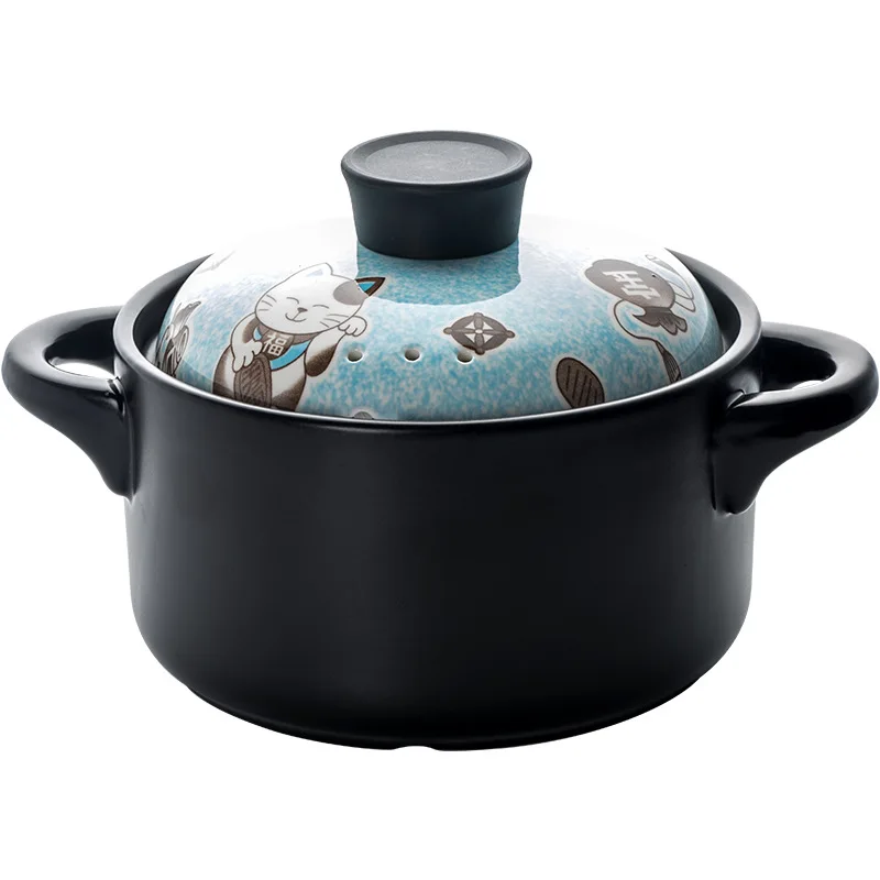 

DSA Household Casserole Lucky Cat Sheng Binaural Stew Pot Stew Pot Soup Porridge Household Gifts Festivals