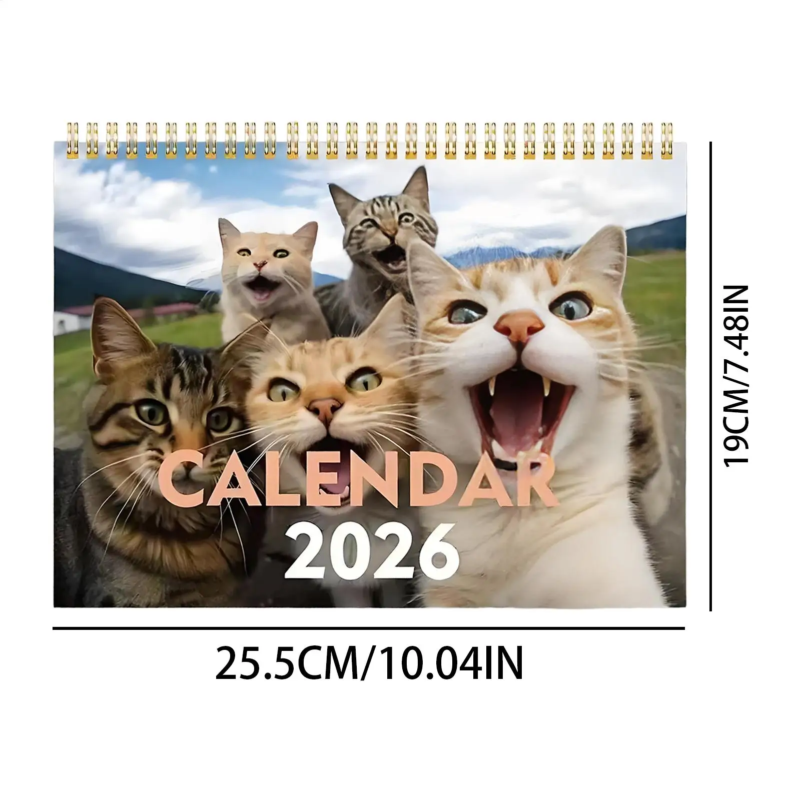 تقويم القط 2026 12 شهرًا جدول تقويم موضوع القط العمودي للبالغين والأطفال والطلاب والمعلمين وغرفة النوم والفصول الدراسية والمنزل