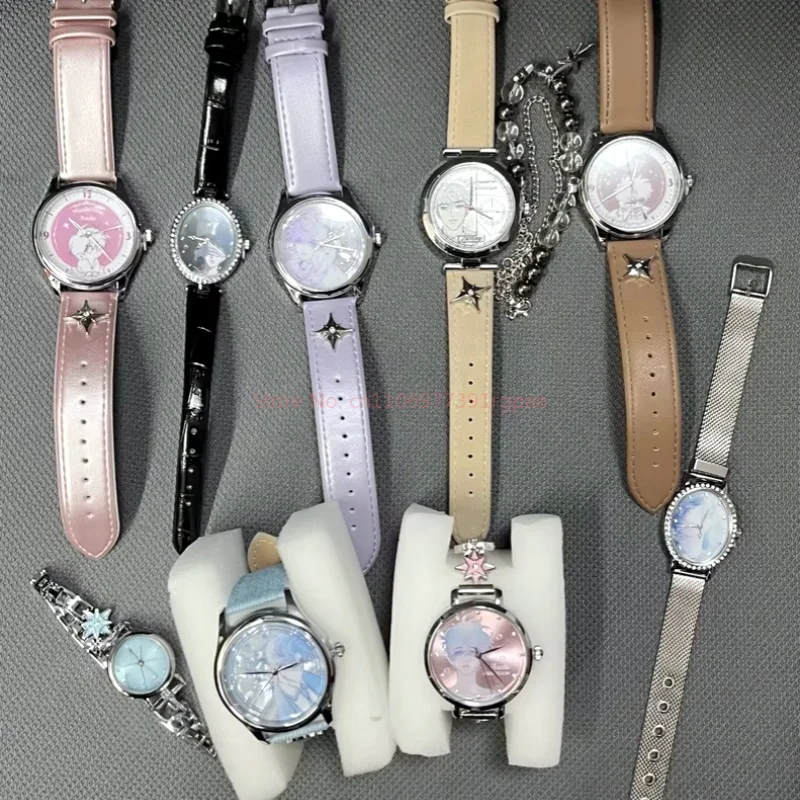 Authentique Boîte Mystère de Montres de la Série Anime Little Mushroom Twilight Poem, Ornement de Collection Tendance et Mignon, Cadeaux