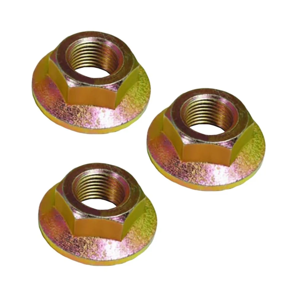 Maximize Efficiency with Replacement Spindle Blade Nuts (3pcs) for Cadet for zero Turn Mower for rzt 50 for rzt 54 RZT4