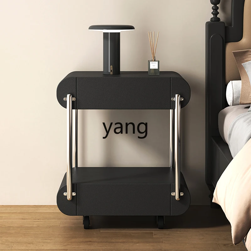 LTT intelligent all solid wood bedside table creative removable storage cabinet bedroom cabinet