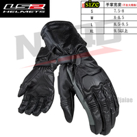 LS2 MG003 Motorcycle gloves Winter cowhide windproof and waterproof touch screen riding gloves for men and women